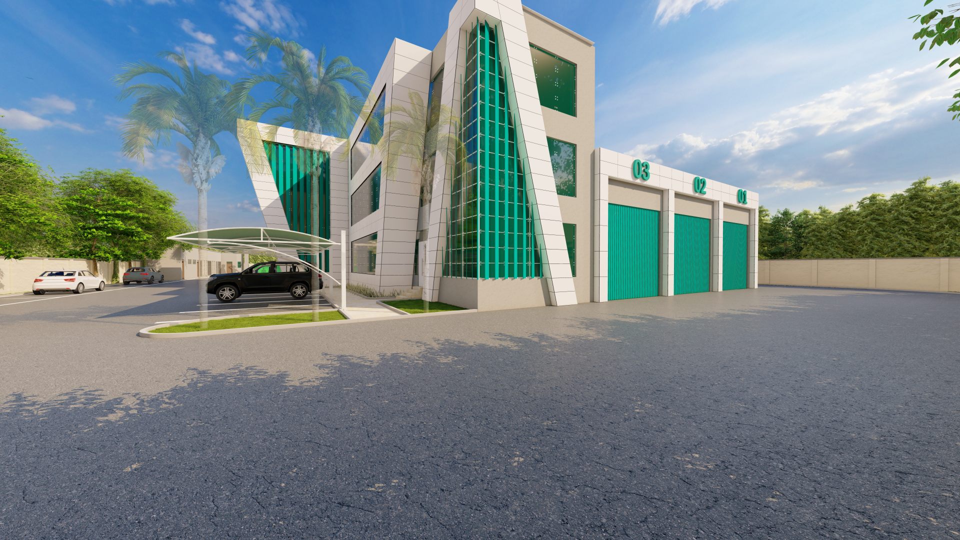 NTSA Motor Vehicle Inspection and Driver Testing Unit in Garissa Town, Garissa County